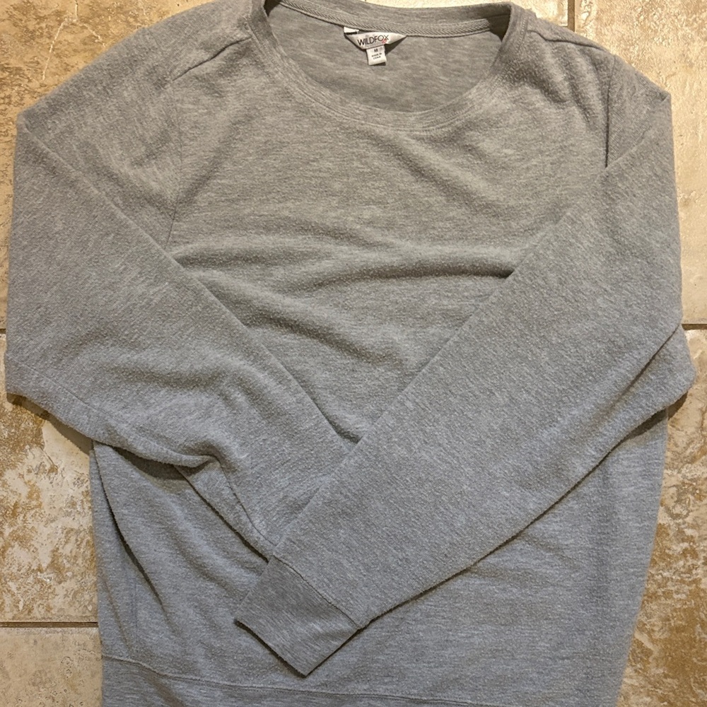 Wildfox Women’s Light Gray Crewneck Sweater